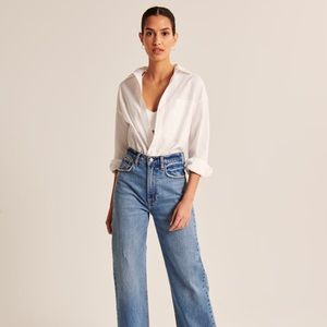 Abercrombie Oversized Poplin Shirt